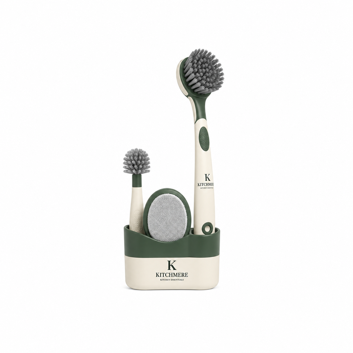 Kitchmere Dish Brush Set with Caddy