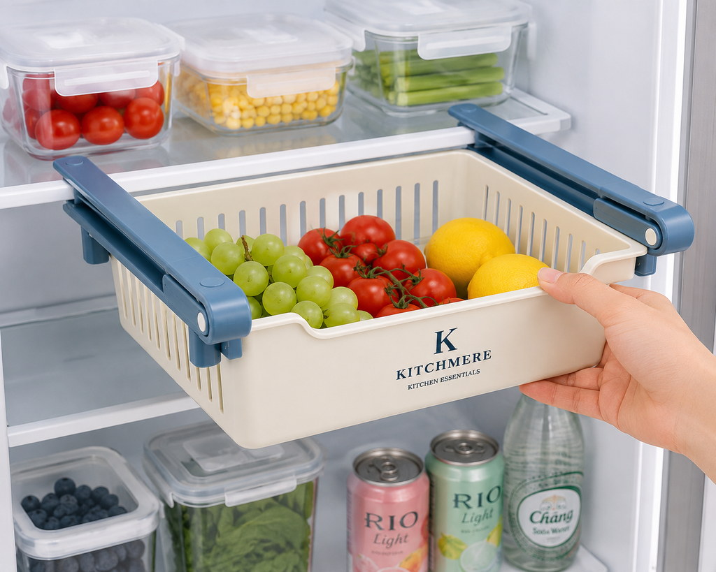 Kitchmere Pull-Out Fridge Shelf Organiser