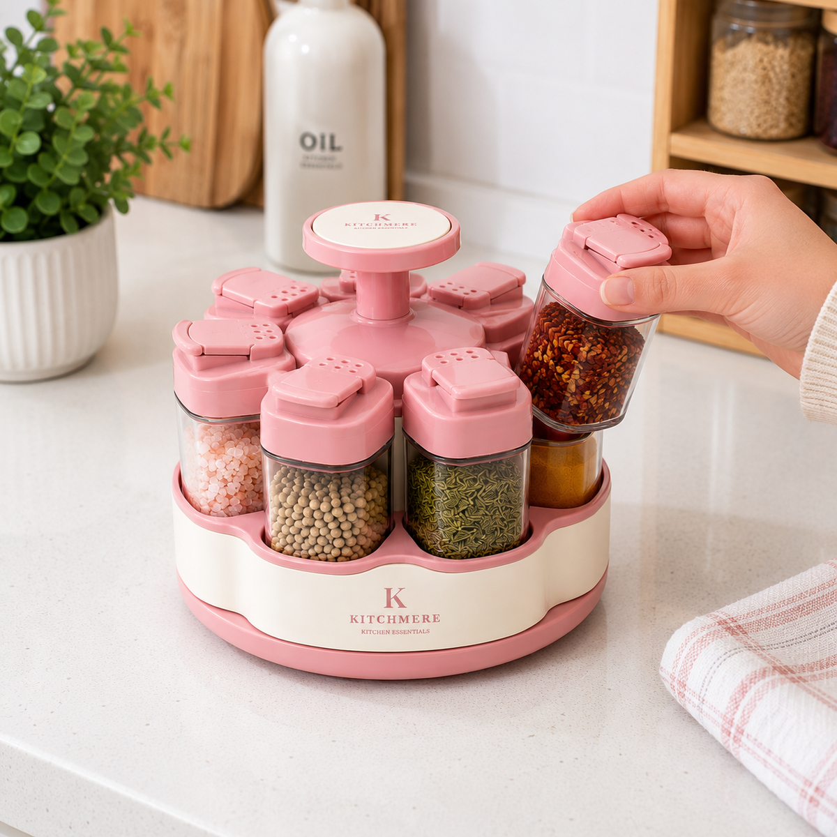 Kitchmere Rotating Spice Rack Set